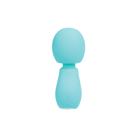 VeDO EENY Rechargeable Extra Mini Wand Vibrator — Turquoise - VI-W0301
