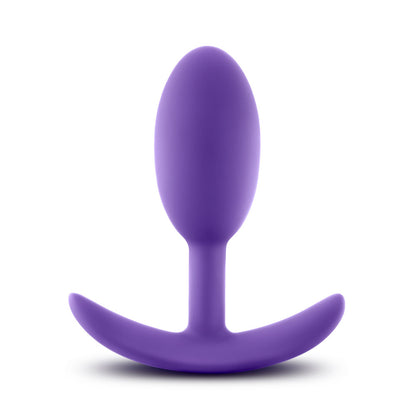 Luxe - Wearable Vibra Slim Plug - Medium - Purple by Blush