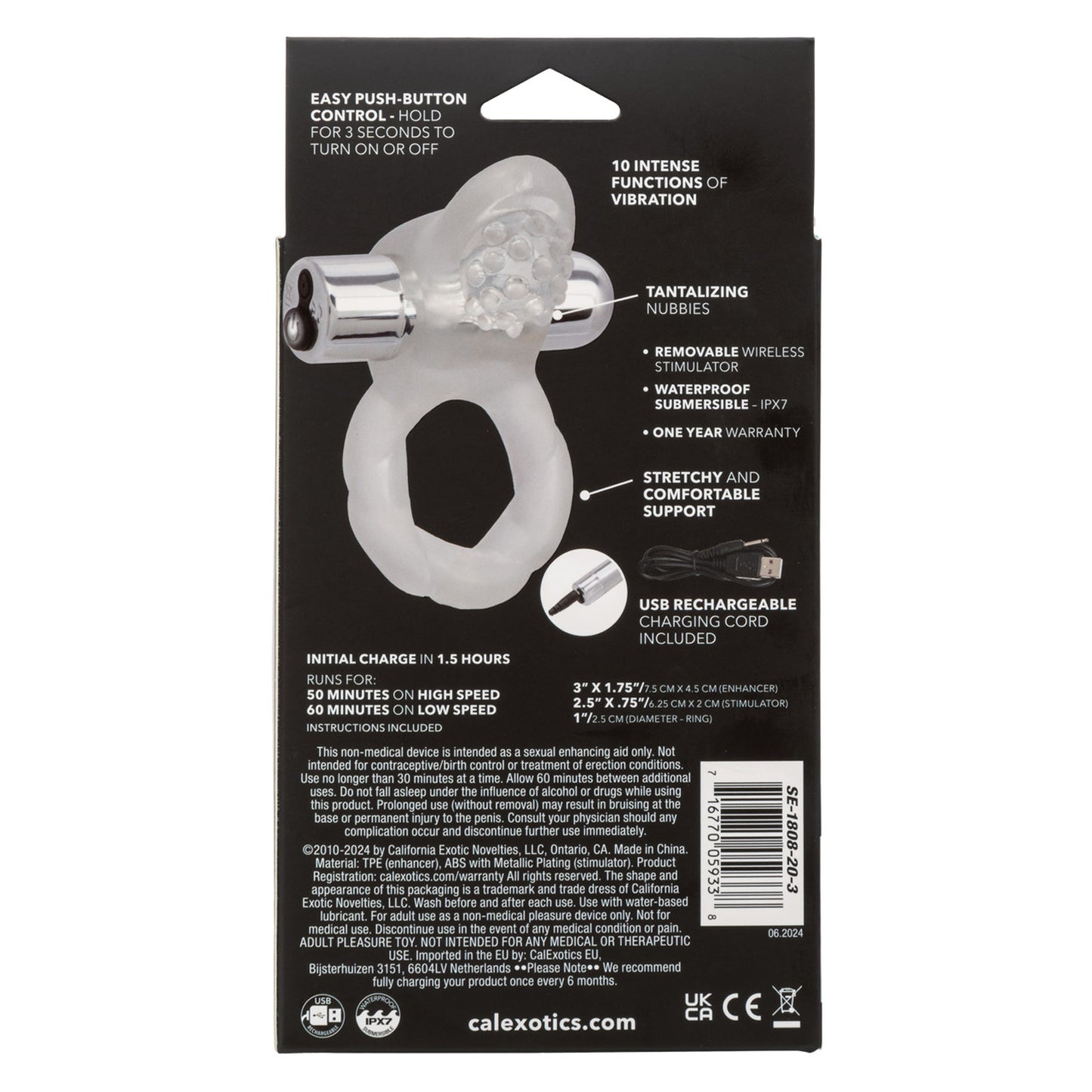 Nubby Lover's Delight Rechargeable by CalExotics