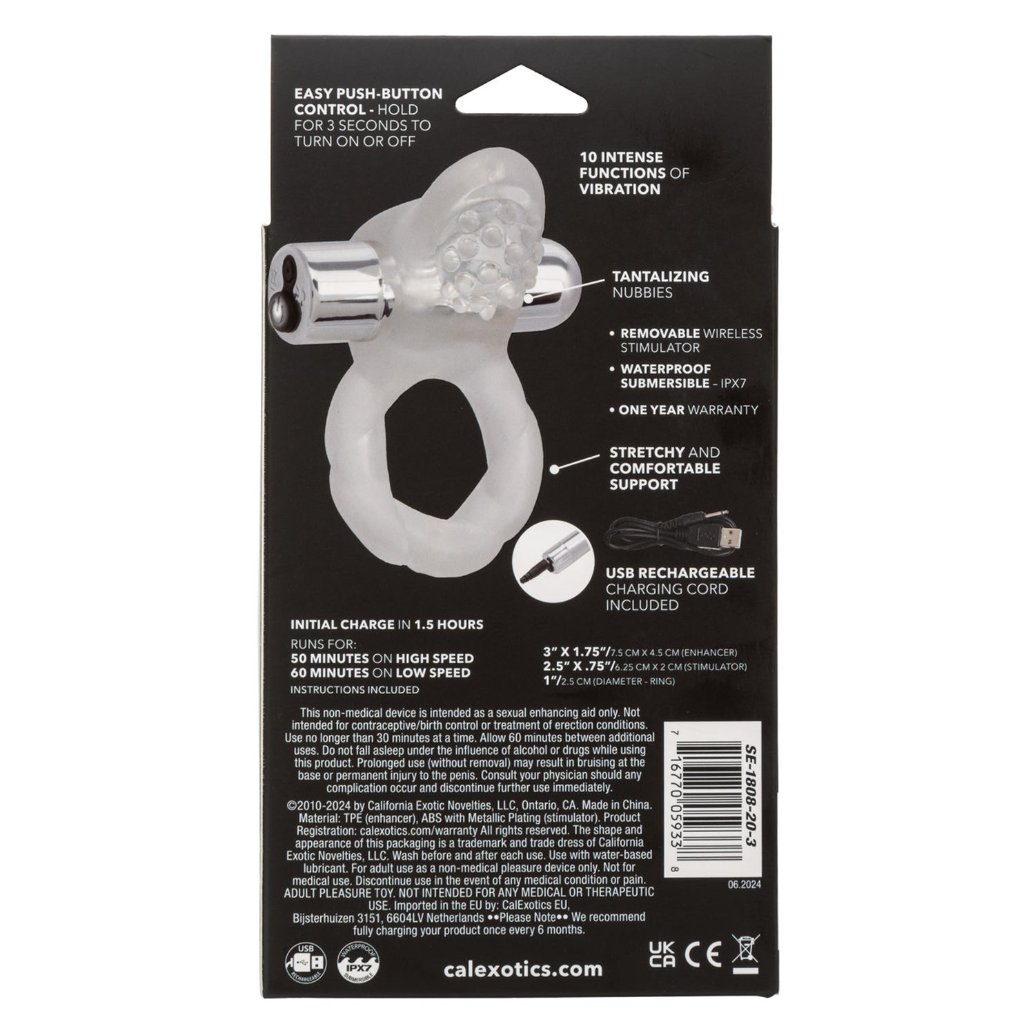 Nubby Lover's Delight Rechargeable by CalExotics