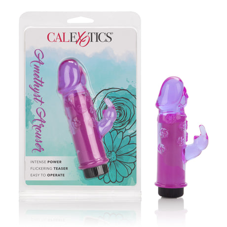 CalExotics Amethyst Arouser — Dual-Tongued Compact Stimulator - SE8366142