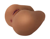 Curve Toys Mistress Karla Missionary Realistic Sleeve with 10-Function Vibrating Egg — Latte - CN-07-0808-12