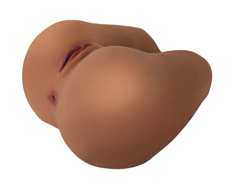 Curve Toys Mistress Karla Missionary Realistic Sleeve with 10-Function Vibrating Egg — Latte - CN-07-0808-12