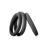 Perfect Fit Xact-Fit 3 Silicone Cock Rings — Sizes #17, #18, #19 - PF-CR92B