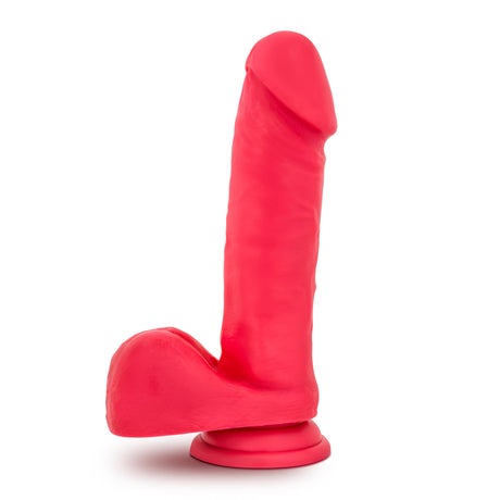 Blush Ruse Big Poppa Realistic Dildo, Cerise — 6.6" Insertable - BL-86708