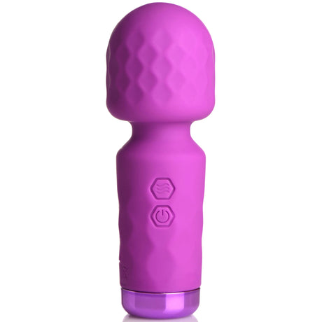 XR Brands Mini Silicone Wand — 10-Pack, Purple, 4.5" - BNG-AH205-PUR