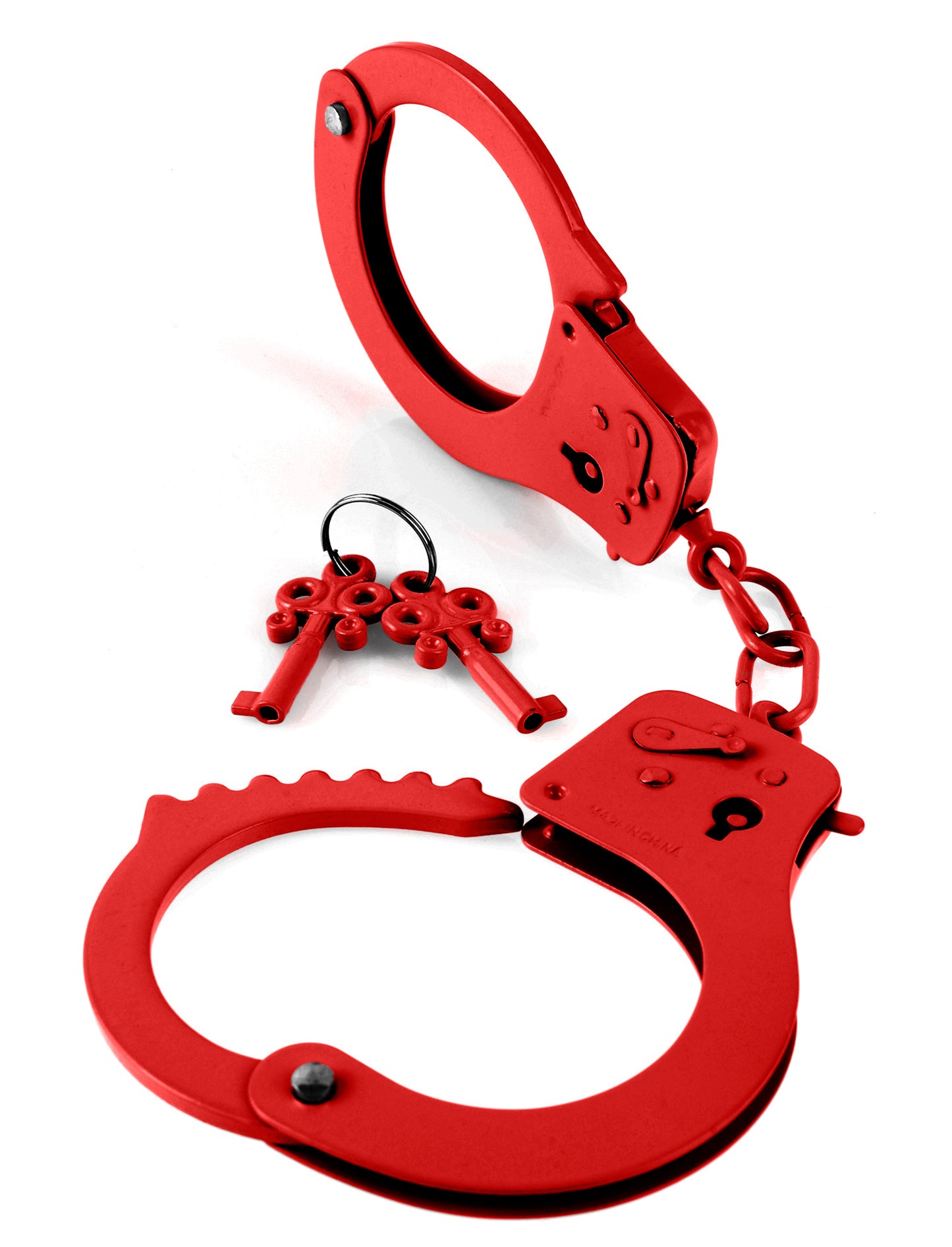 Fetish Fantasy Series Metal Handcuffs - Red by Pipedream