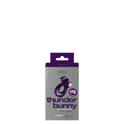 Thunder Bunny Rechargeable Dual Ring - Perfectly Purple by VeDO