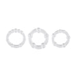 Evolved Novelties Erection Rings — Clear 3‑Ring Set - SL-CR-3502-2