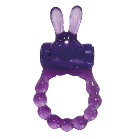 Top Cat Toys Vibrating Bunny Ring — Purple, 1-inch Diameter - AL-284PUR
