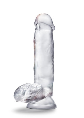 Blush B Yours Diamond Gleam Clear Dildo, 7-inch - BL-16439