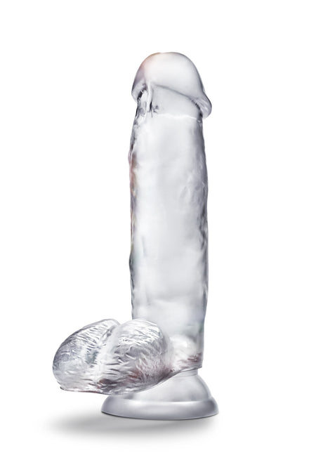 Blush B Yours Diamond Gleam Clear Dildo, 7-inch - BL-16439