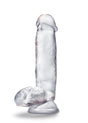 Blush B Yours Diamond Gleam Clear Dildo, 7-inch - BL-16439