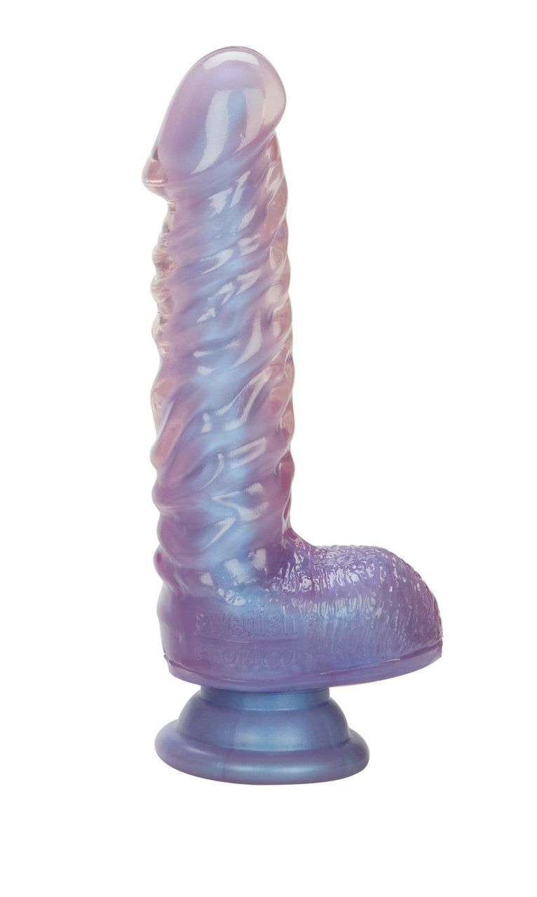 Crystal Cote 7 Inches Dong - Purple by CalExotics