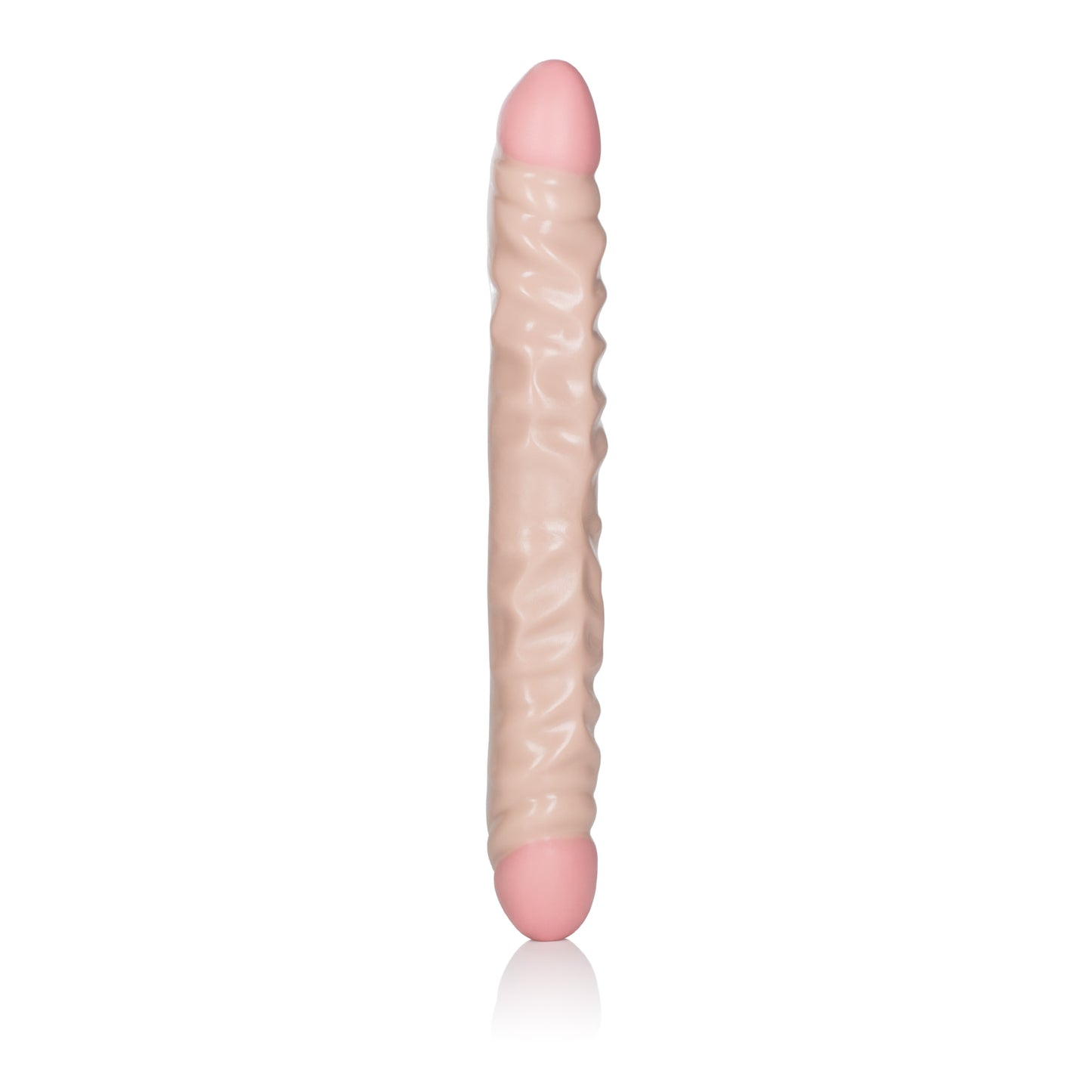 Ivory Duo 12 Inches Veined Double Dong by CalExotics