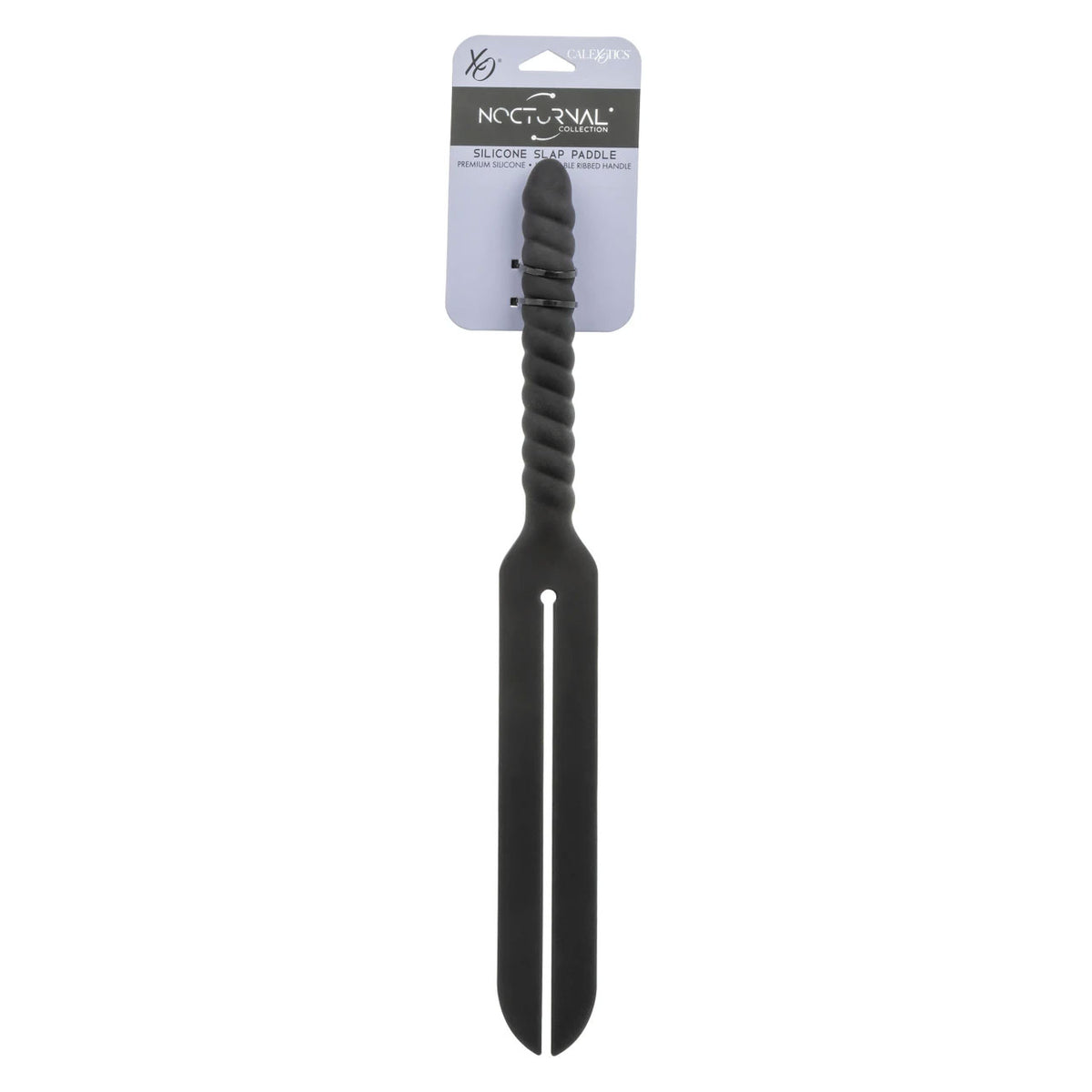 CalExotics Nocturnal Silicone Slap Paddle — Split Face, Insertable Handle, 16 in - SE2678532