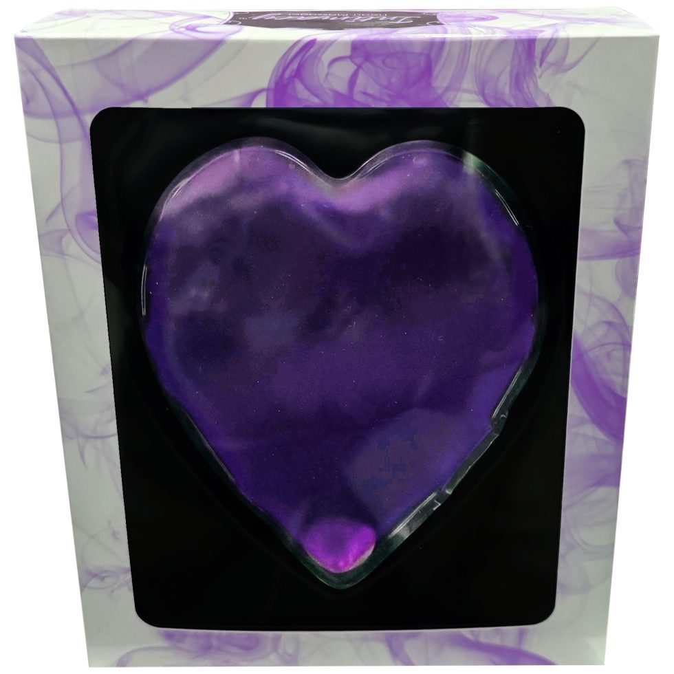 Kheper Games Intimacy Heart Massager — Purple, 4½ × 3¾ in - KG-BGR402