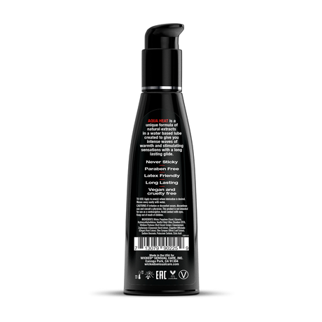 Wicked Sensual Care Aqua Heat Water-Based Warming Lubricant, 4 fl oz - WS-90225