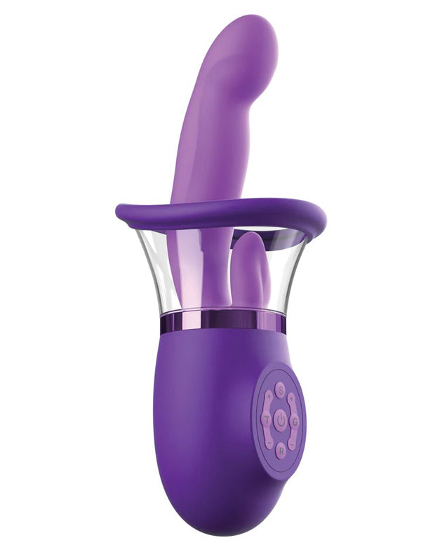 Pipedream Fantasy for Her Ultimate Pleasure Pro Plus — Purple G-Spot & Clitoral Massager - PD4970-12