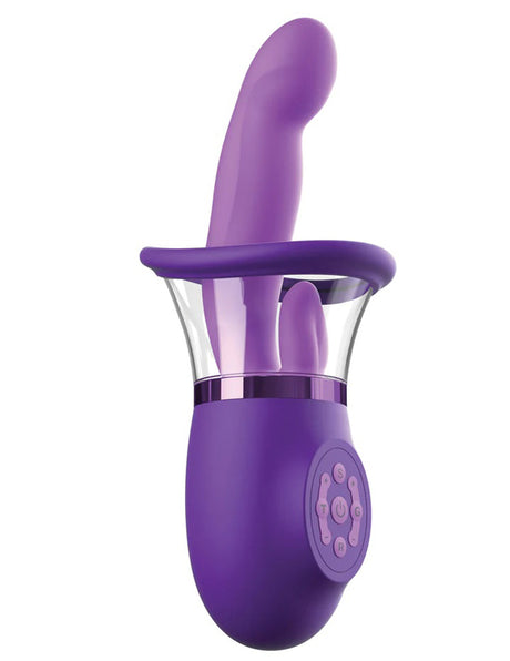 Pipedream Fantasy for Her Ultimate Pleasure Pro Plus — Purple G-Spot & Clitoral Massager - PD4970-12