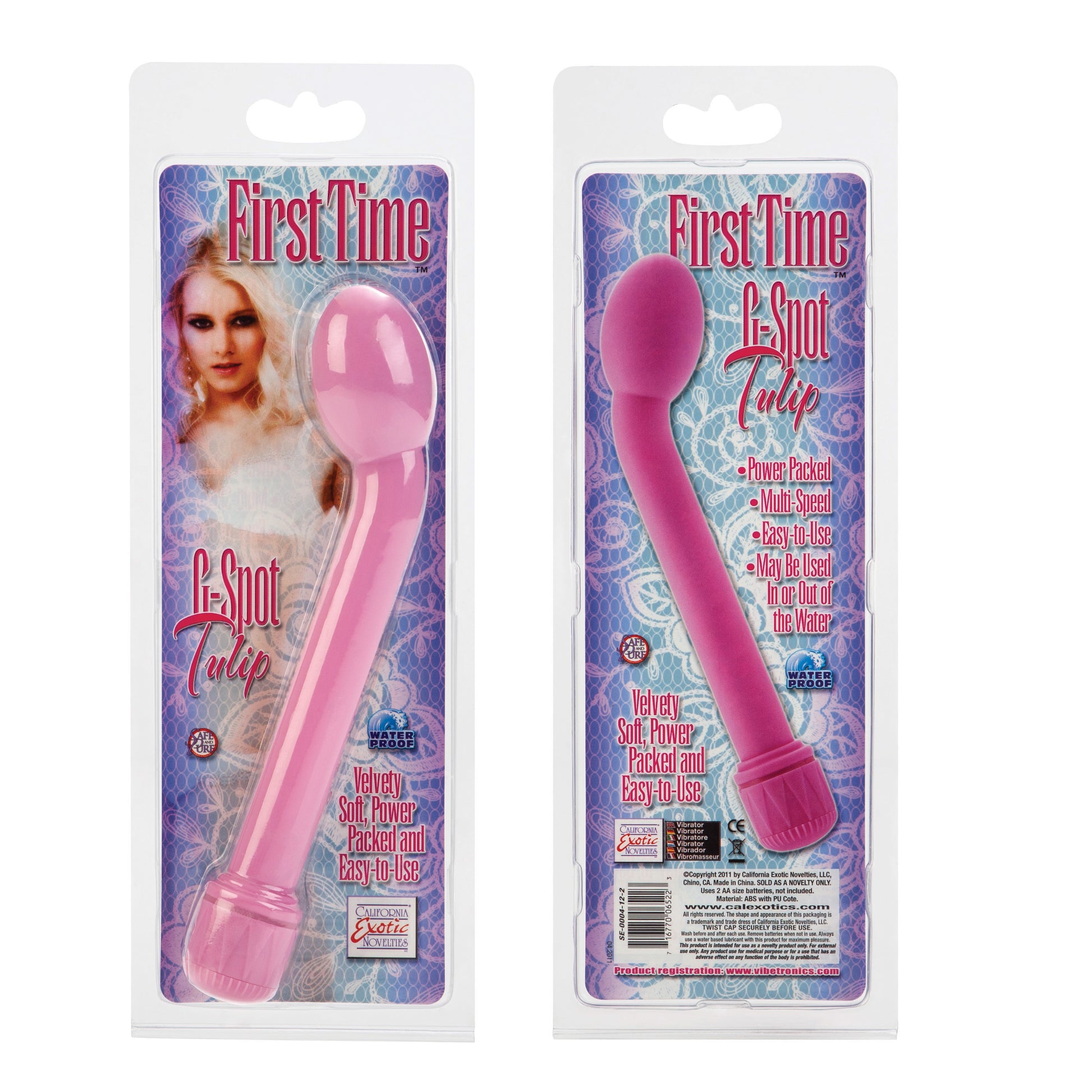 First Time G-Spot Tulip Vibe - Pink by CalExotics
