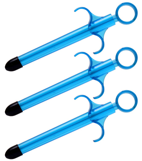 XR Brands Lubricant Launcher Set of 3 — Blue - TV-VF804-BLU