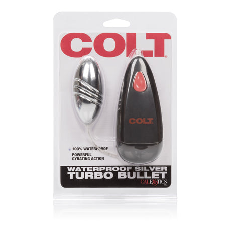 CalExotics Colt Silver Turbo Bullet Vibrator, Waterproof, 3 in - SE6890502