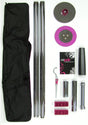 Mipole Professional Dance Pole — Static, Adjustable 7'6"–9', 250 lb Capacity - VSI-MI-1001