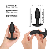 Dorcel Wavy Plug — Soft Silicone Anal Plug, 10.6 x 3 cm - DL3162
