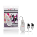 CalExotics Pocket Exotics Double Vibrating Bullets — Silver, Multi-Speed - SE1104052