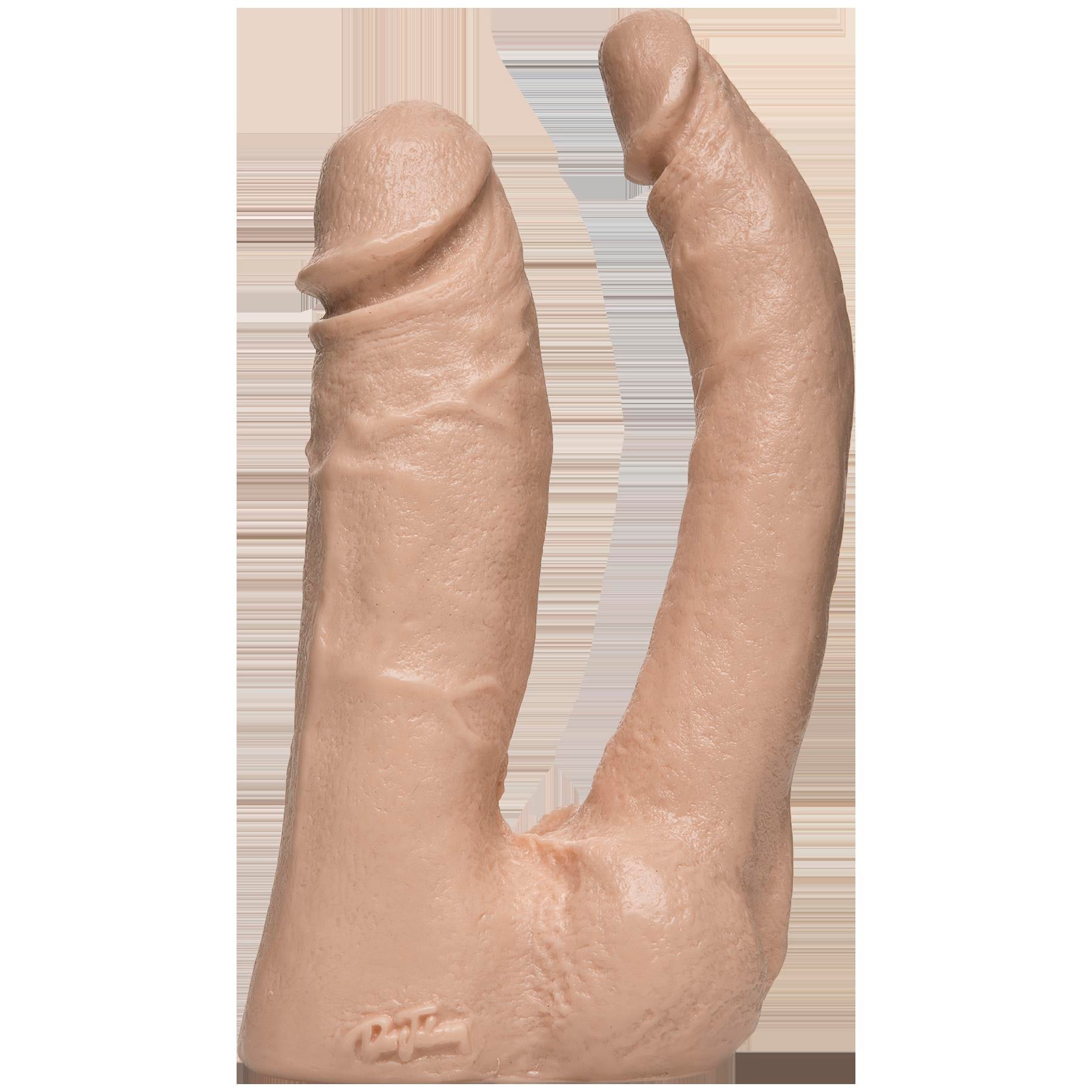 Vac-U-Lock Double Penetrator - White by Doc Johnson