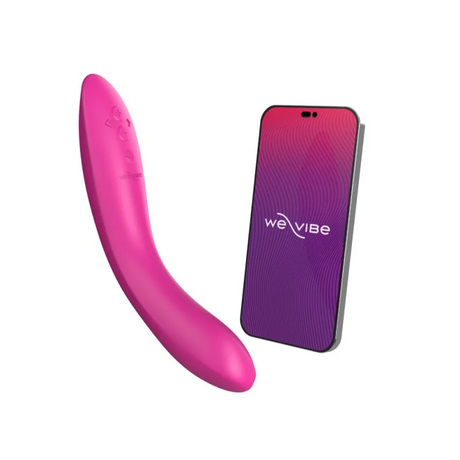 We-Vibe We‑Vibe Rave 2 G‑Spot Vibrator — Fuchsia, USB Rechargeable - WE0048