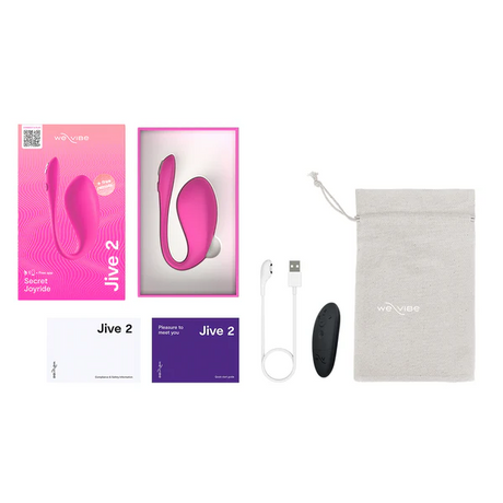 We-Vibe We‑Vibe Jive 2 Insertable Vibrator — Electric Pink - WE2998