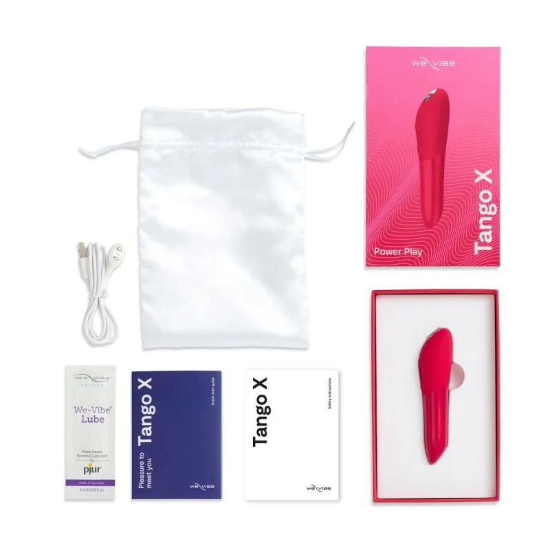 We-Vibe We‑Vibe Tango X Rechargeable Vibrator — Cherry Red - WE3928