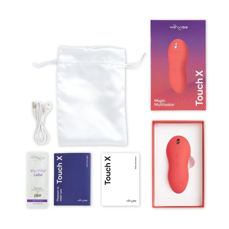 We-Vibe We‑Vibe Touch X Rechargeable Vibrator — Crave Coral - WE3935