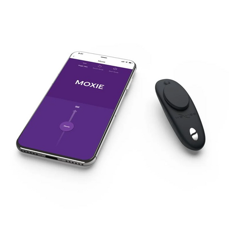 We-Vibe We‑Vibe Moxie+ Panty Vibrator — Satin Black - WE6782