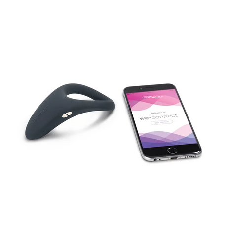 We-Vibe We‑Vibe Verge Vibrating Cock Ring — Slate, Rechargeable & App-Enabled - WE6805