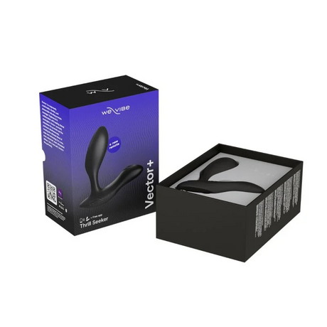 We-Vibe We‑Vibe Vector+ Anal Rabbit Vibrator — Black - WE6850