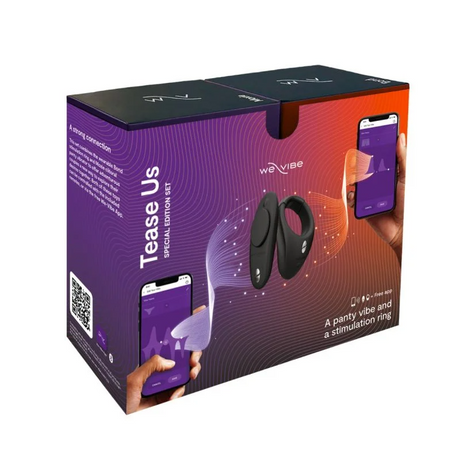 We-Vibe We‑Vibe Tease Us Wearable Vibrator Set — Bond & Moxie, Black - WE6874