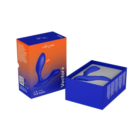 We-Vibe We‑Vibe Vector+ Anal Rabbit Vibrator — Blue - WE9219
