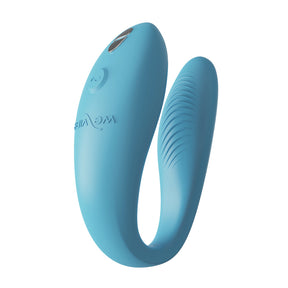 We-Vibe We‑Vibe Sync Go C‑Shape Couples Vibrator — Turquoise - WE9776