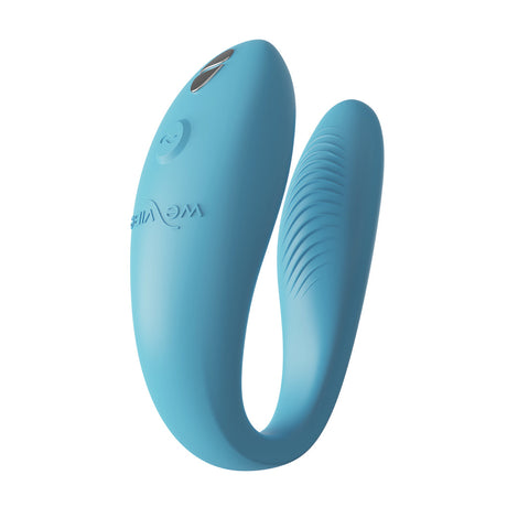 We-Vibe We‑Vibe Sync Go C‑Shape Couples Vibrator — Turquoise - WE9776