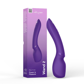 We-Vibe We‑Vibe Wand 2 Cordless Wand Vibrator — Purple - WE3124