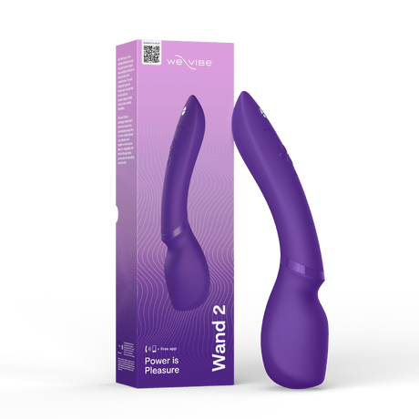 We-Vibe We‑Vibe Wand 2 Cordless Wand Vibrator — Purple - WE3124
