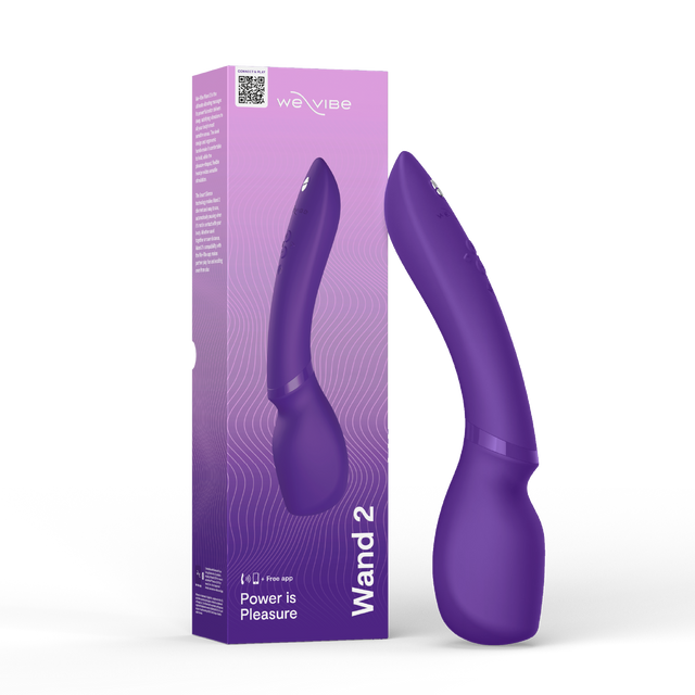 We-Vibe We‑Vibe Wand 2 Cordless Wand Vibrator — Purple - WE3124