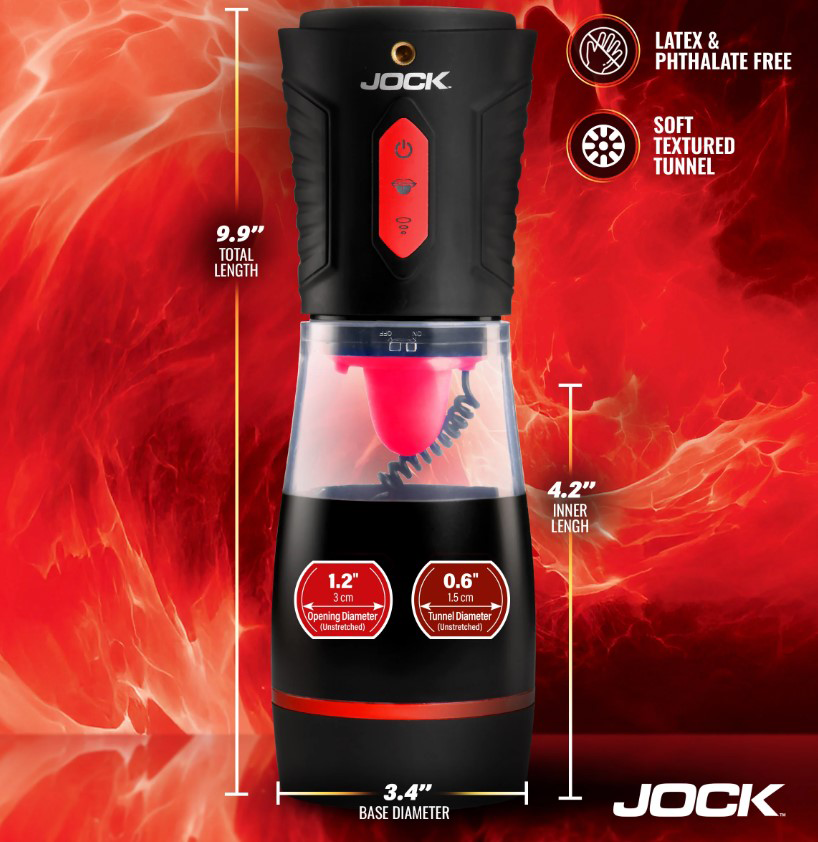 Curve Toys Sucking, Licking and Vibrating Masturbator - CN1026