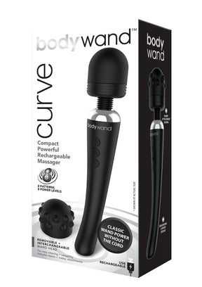 XGEN Bodywand Curve Rechargeable Wand — Black - X-BW151