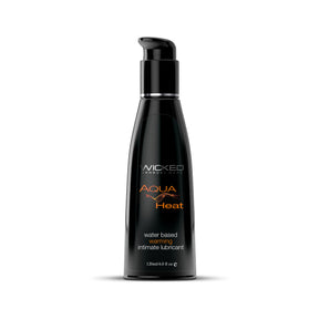 Wicked Aqua Heat Water-Based Warming Lubricant — 4 oz - WS-90225
