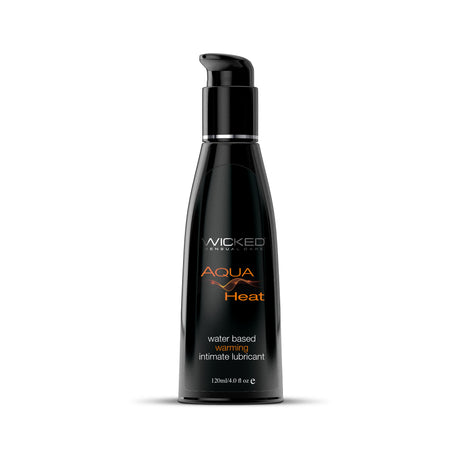 Wicked Aqua Heat Water-Based Warming Lubricant — 4 oz - WS-90225
