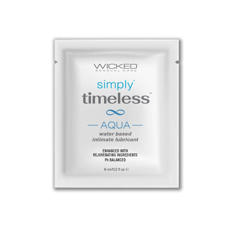 Wicked Simply Timeless Aqua Lubricant Sachet, 6 ml - WK830
